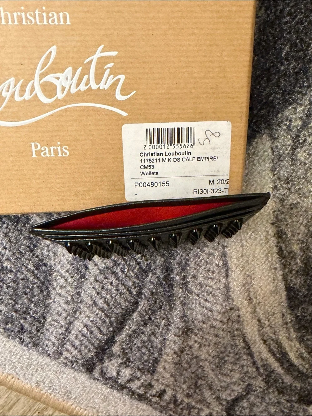 Christian Louboutin slim leather